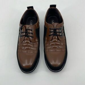 GATSBY MENS OXFORD DERBY SHOES SZ 10/43 LIKE NEW, PREOWNED